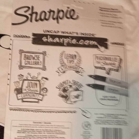 Brand New Coach Canvas Bag W/ Bonus gift of brand new pack of Sharpies - Picture 5 of 5